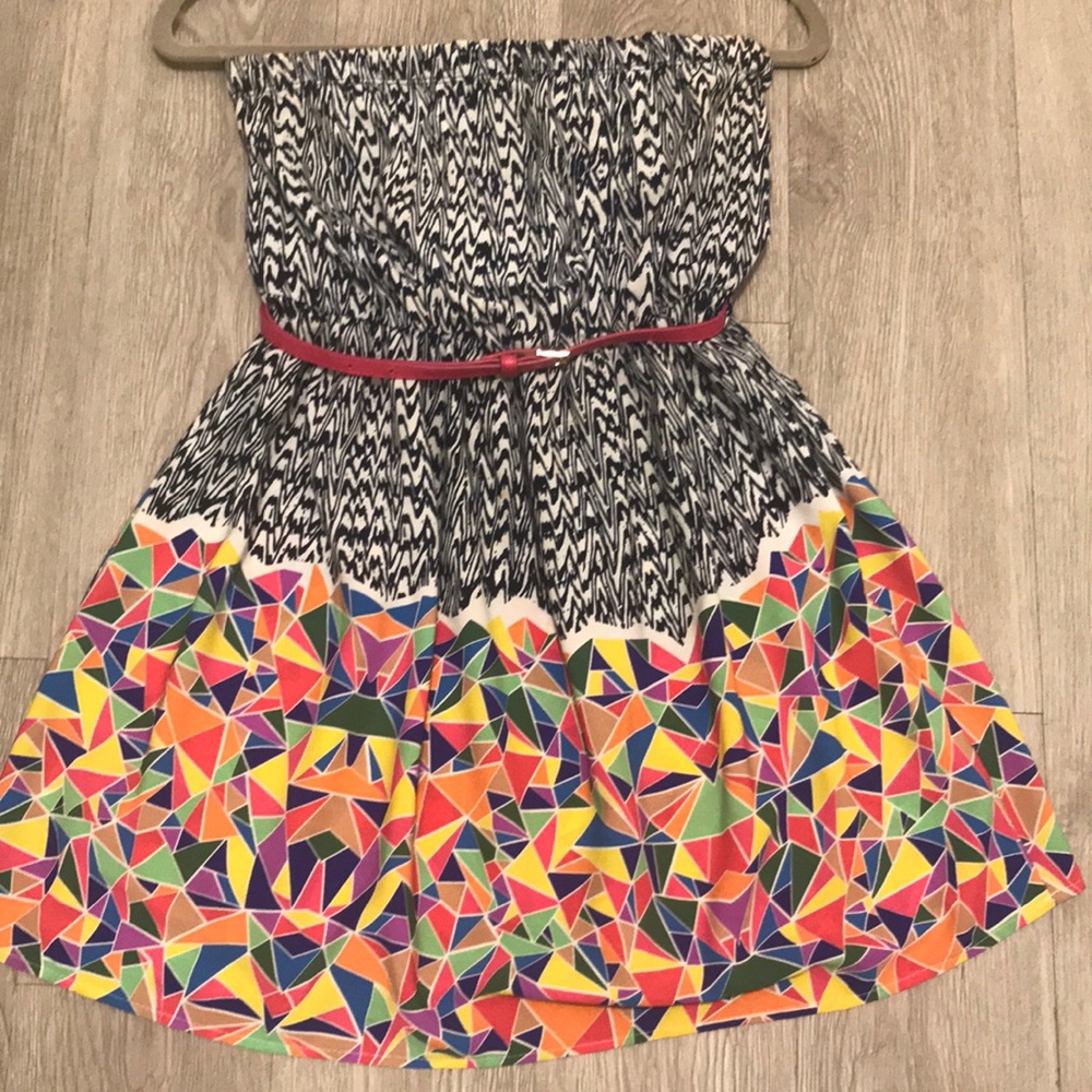 Multi colored mini dress